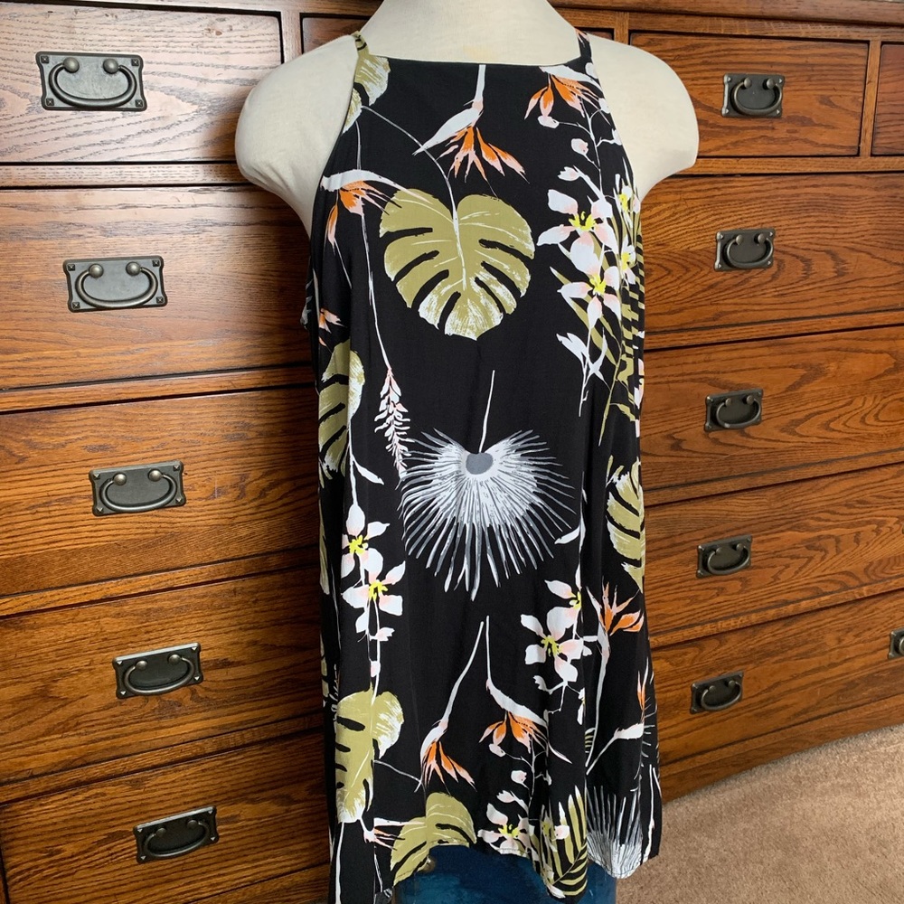 Tropical Print Sundress